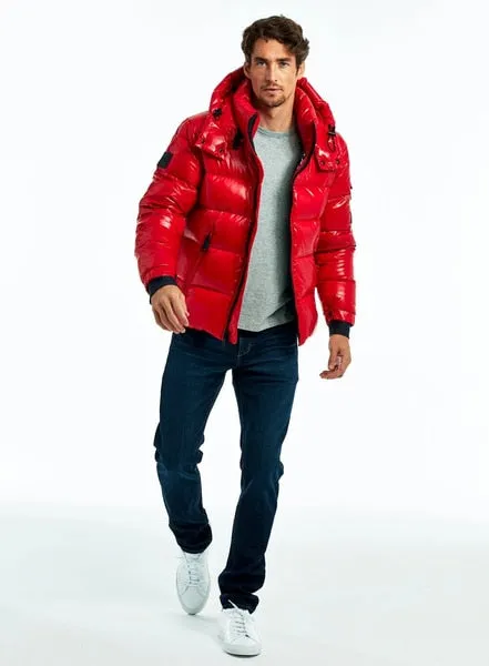 Men Lightweight Hooded Puffer Jacket