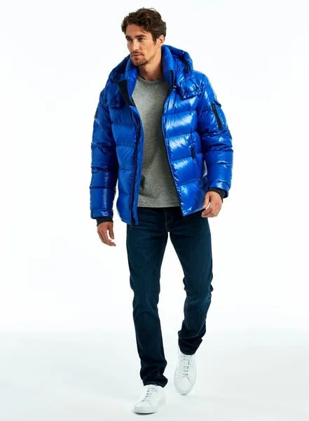 Men Lightweight Hooded Puffer Jacket