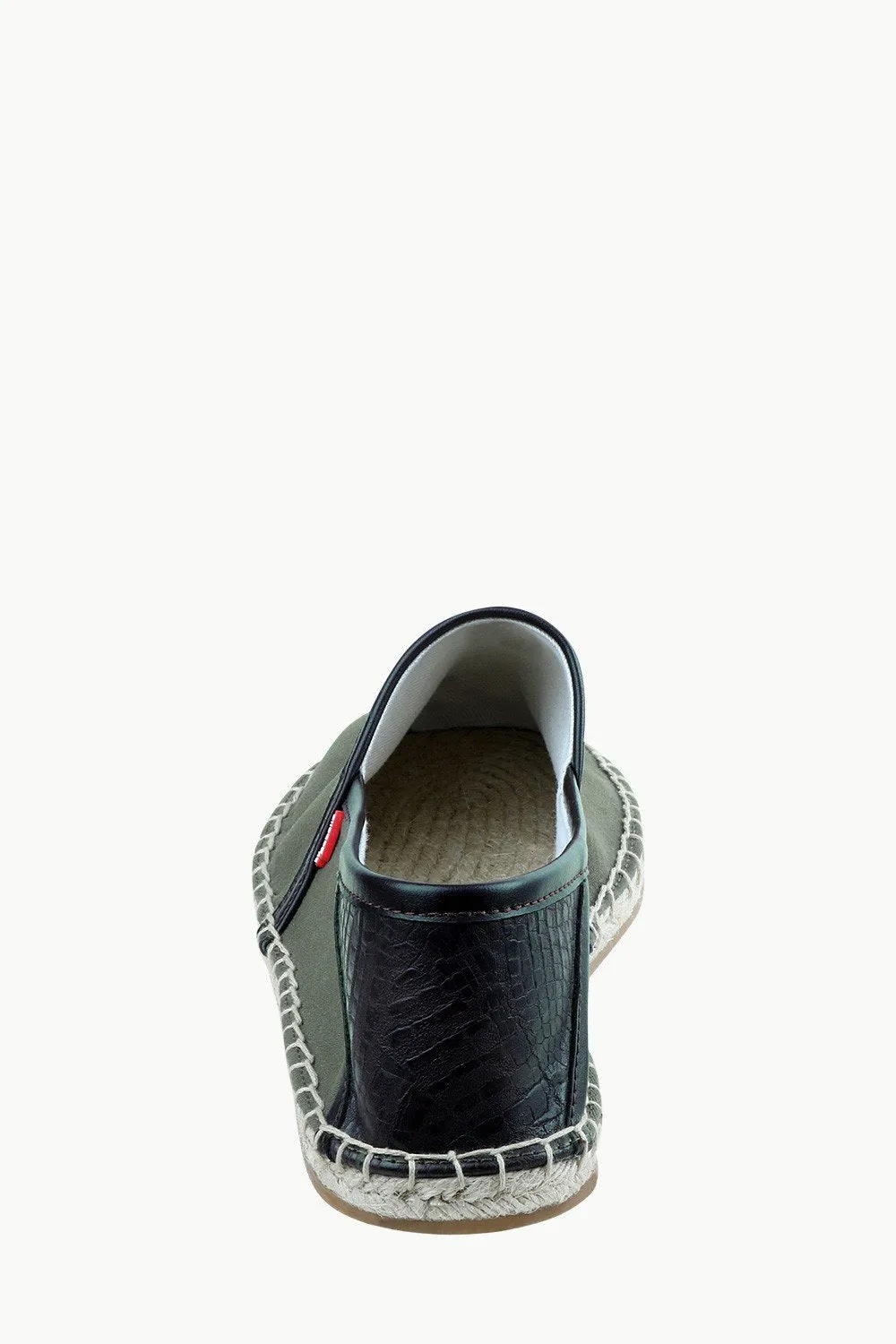 Men's Military Style Canvas Espadrilles