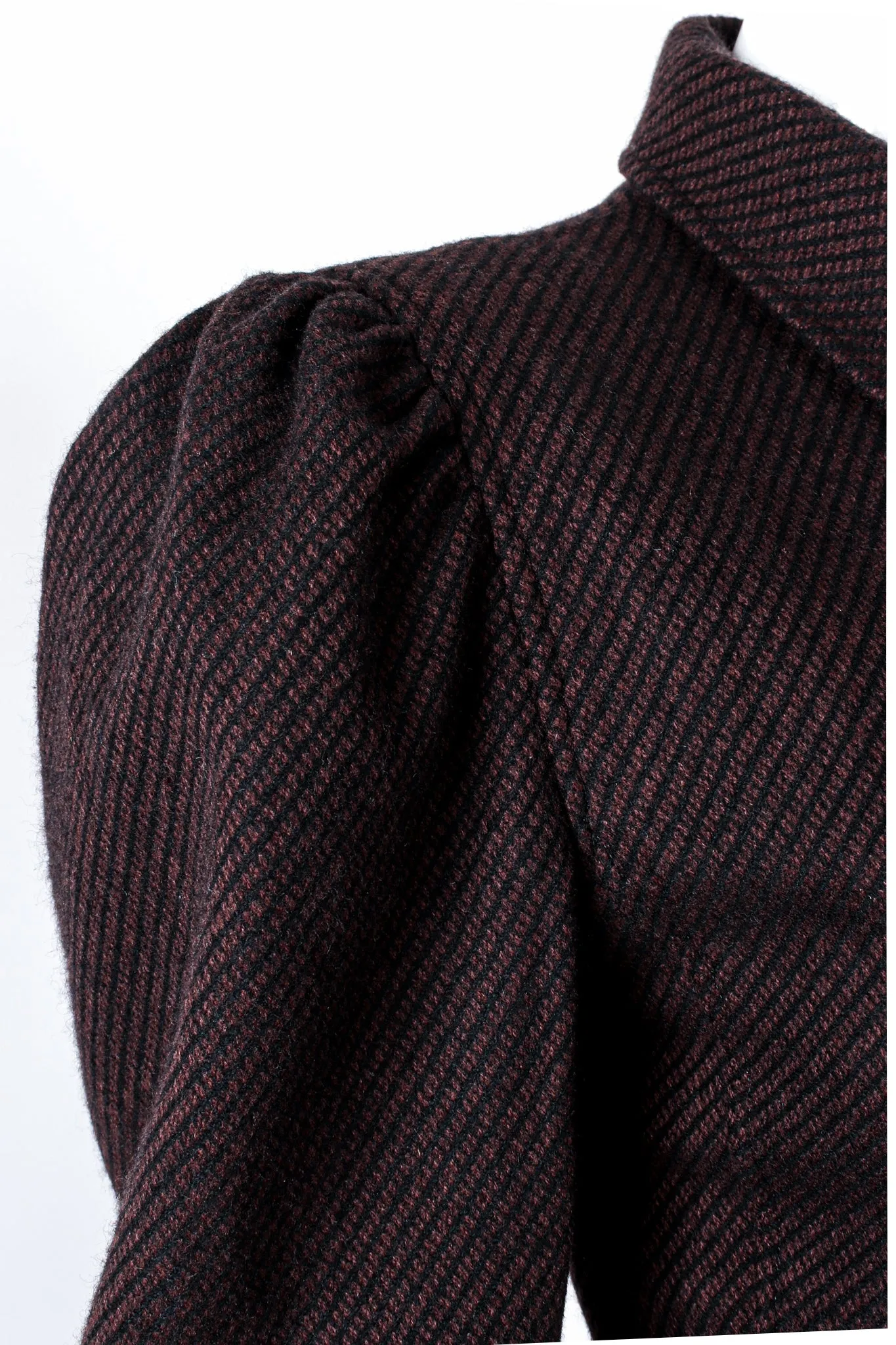 Micro Check Tweed Princess Coat