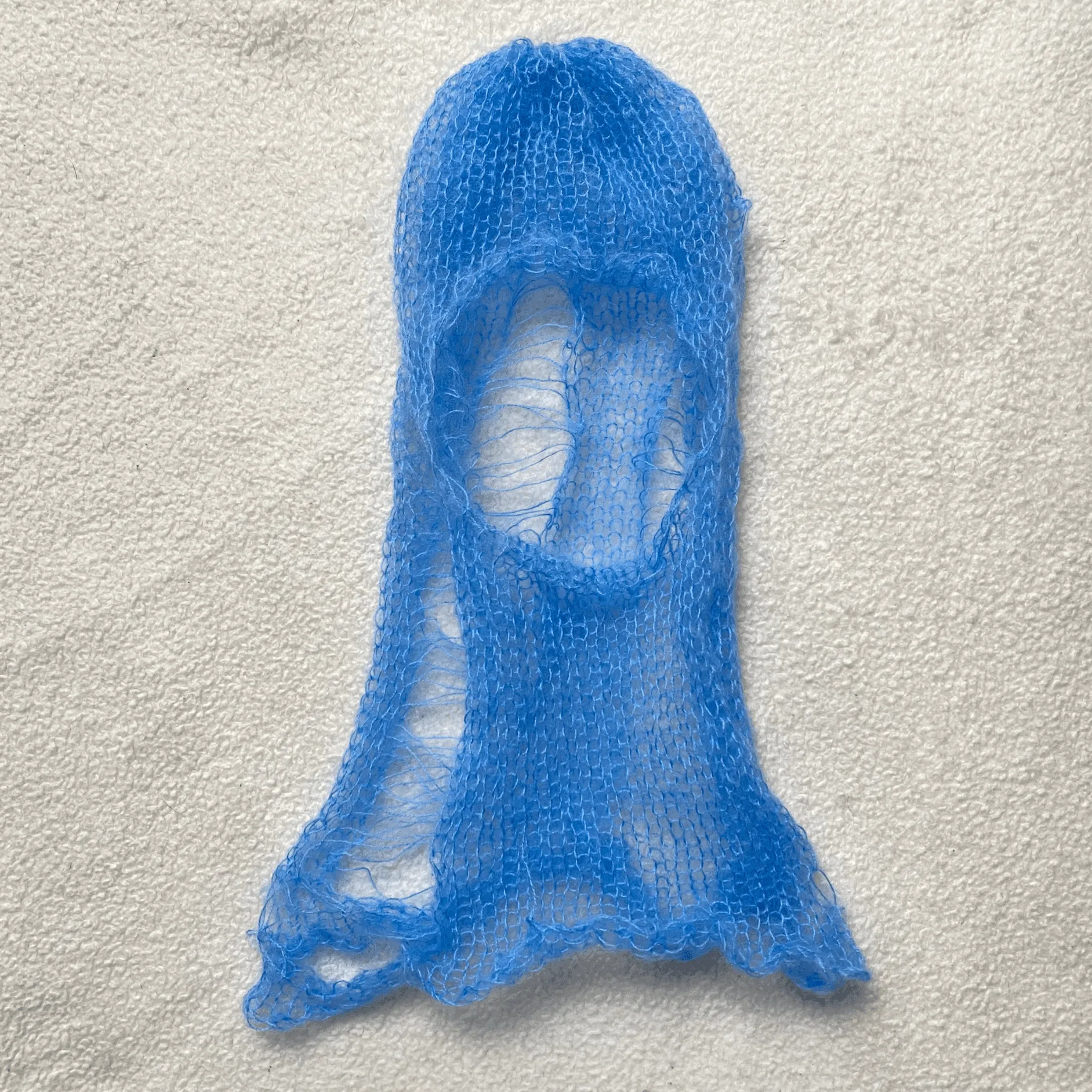 Mohair Hoods Blue