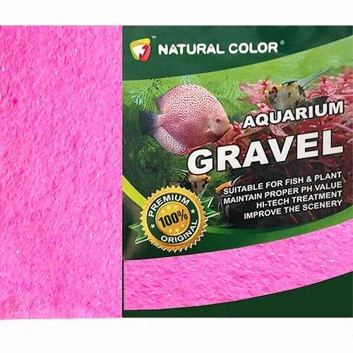 Natural Color Pink Aquarium Sand 0.4 - 0.6mm 5kg