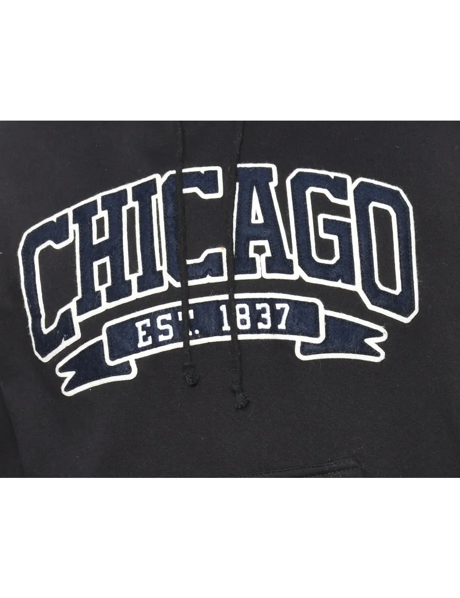 Navy MV Sport Printed Hoodie - S