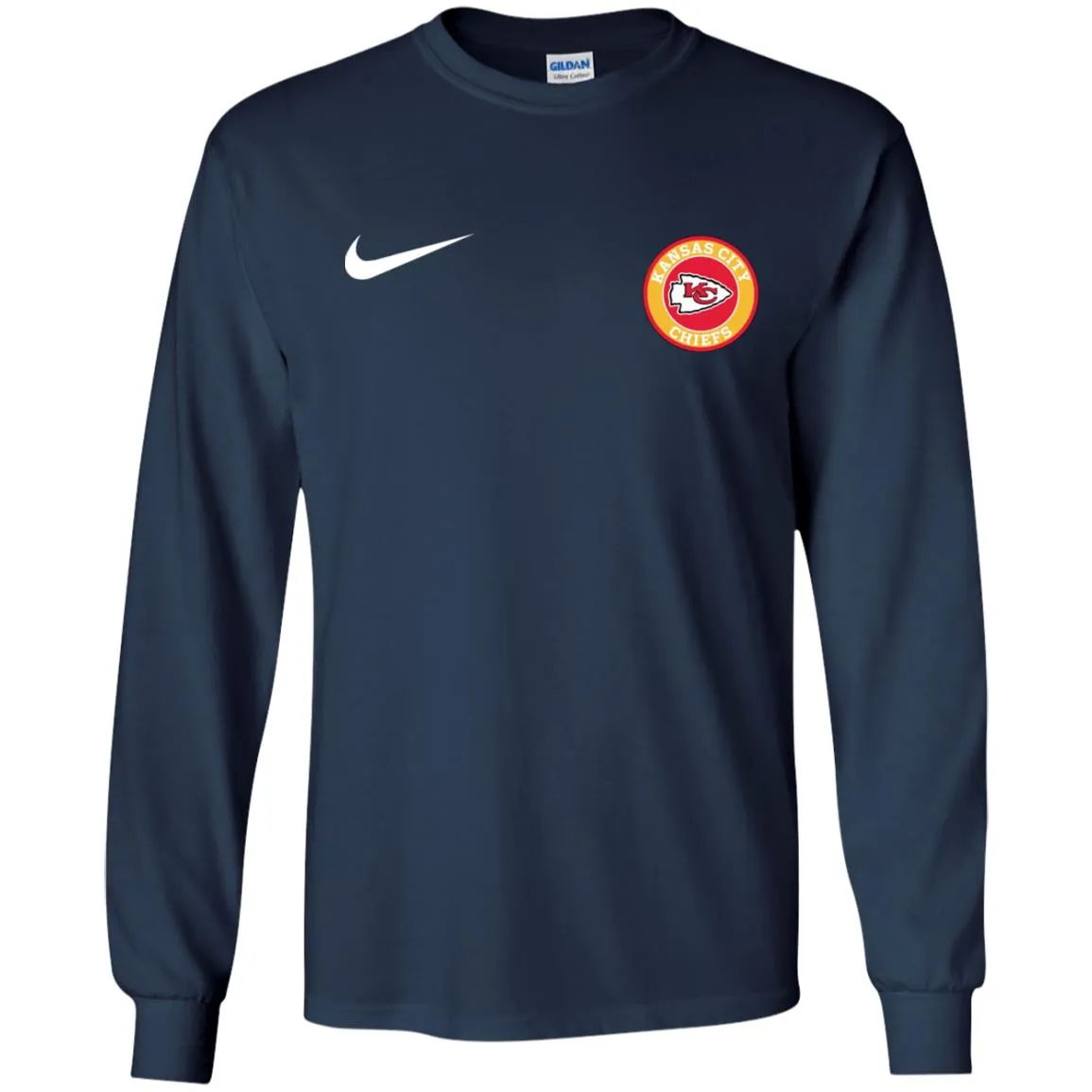 Nike Kansas City Chiefs Nfl Football Men Long SLeeve Shirt