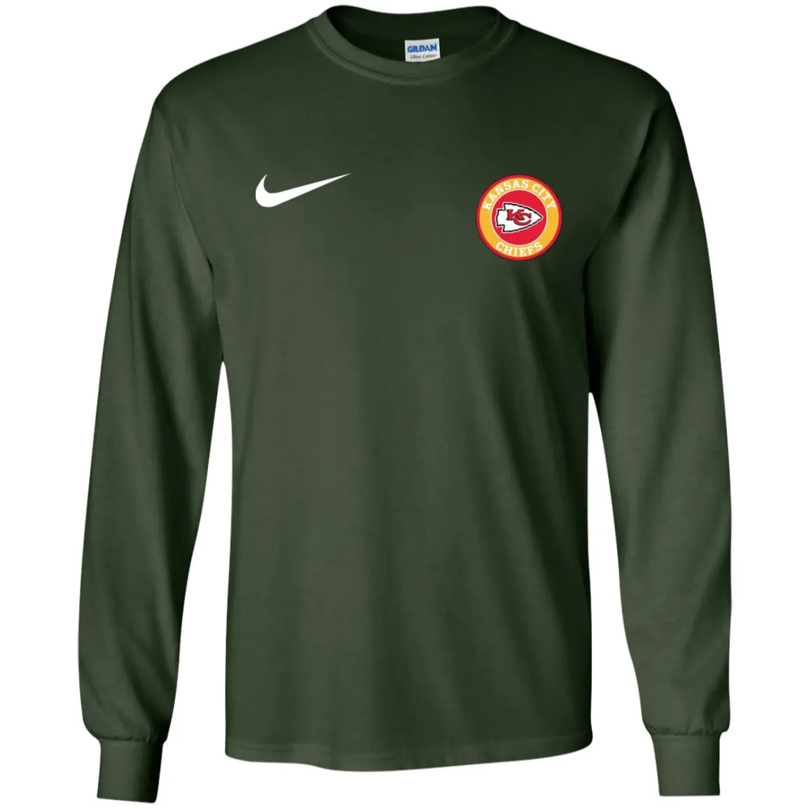 Nike Kansas City Chiefs Nfl Football Men Long SLeeve Shirt