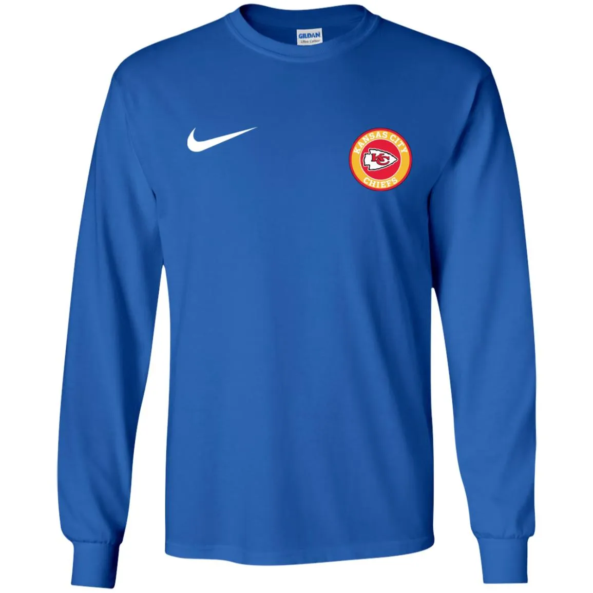 Nike Kansas City Chiefs Nfl Football Men Long SLeeve Shirt