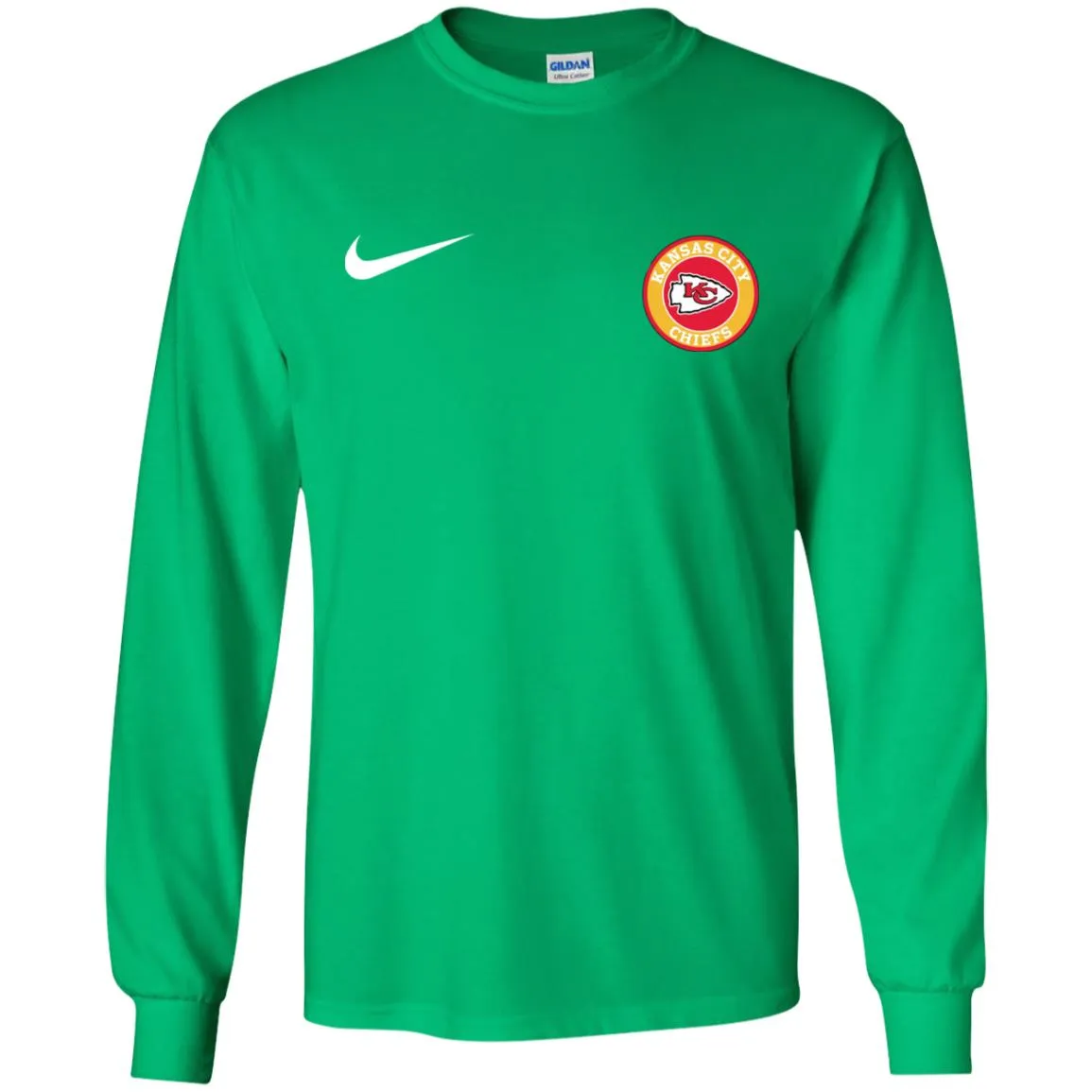 Nike Kansas City Chiefs Nfl Football Men Long SLeeve Shirt