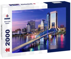 Noah Jigsaw Puzzle Jacksonville, Florida, USA City skyline on St. Johns River 2000 pieces