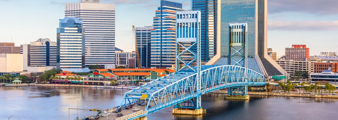 Noah Jigsaw Puzzle Jacksonville, Florida, USA downtown skyline in the afternoon over St. Johns River panorama 1000 pieces