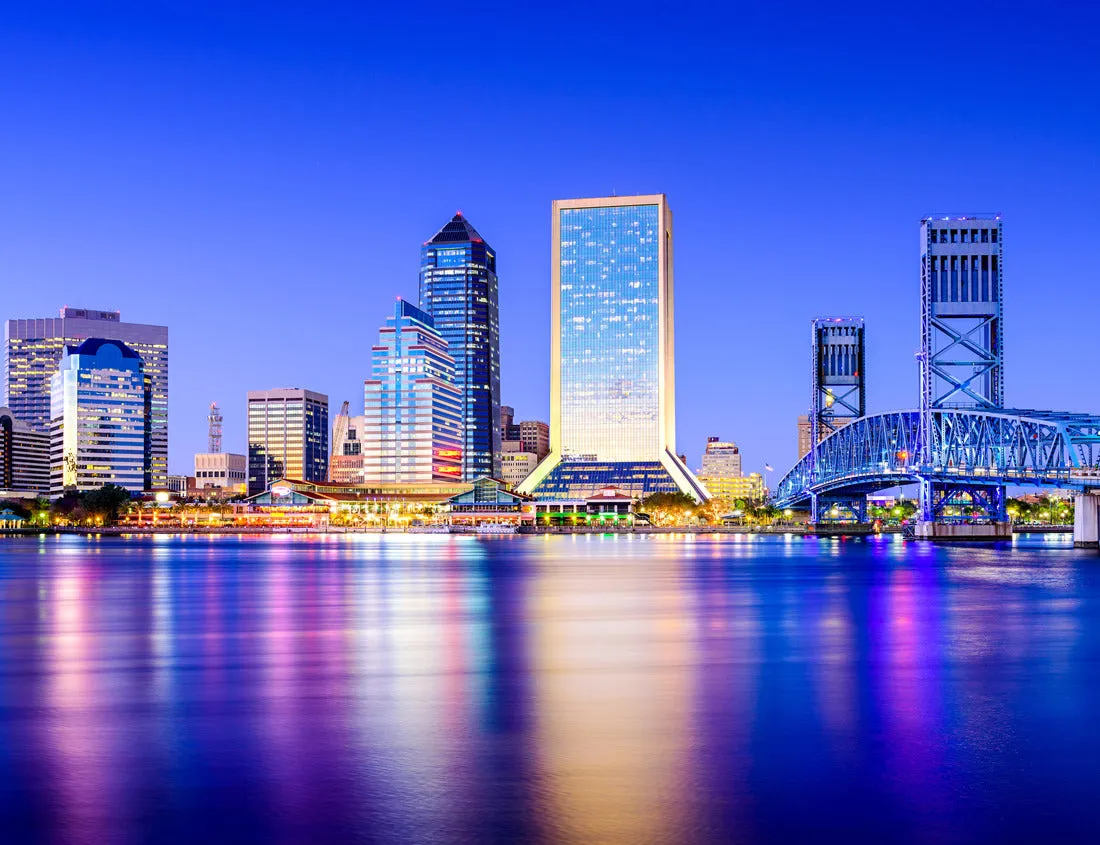 Noah Jigsaw Puzzle Jacksonville, Florida, USA Downtown skyline on St. Johns River 1000 pieces