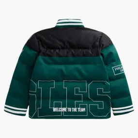 Off Season X Nfl Dark Green/black Philadelphia Eagles Team Puffer Jacket Dark Green