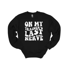 On My Trainer’s Last Nerve Sweatshirt