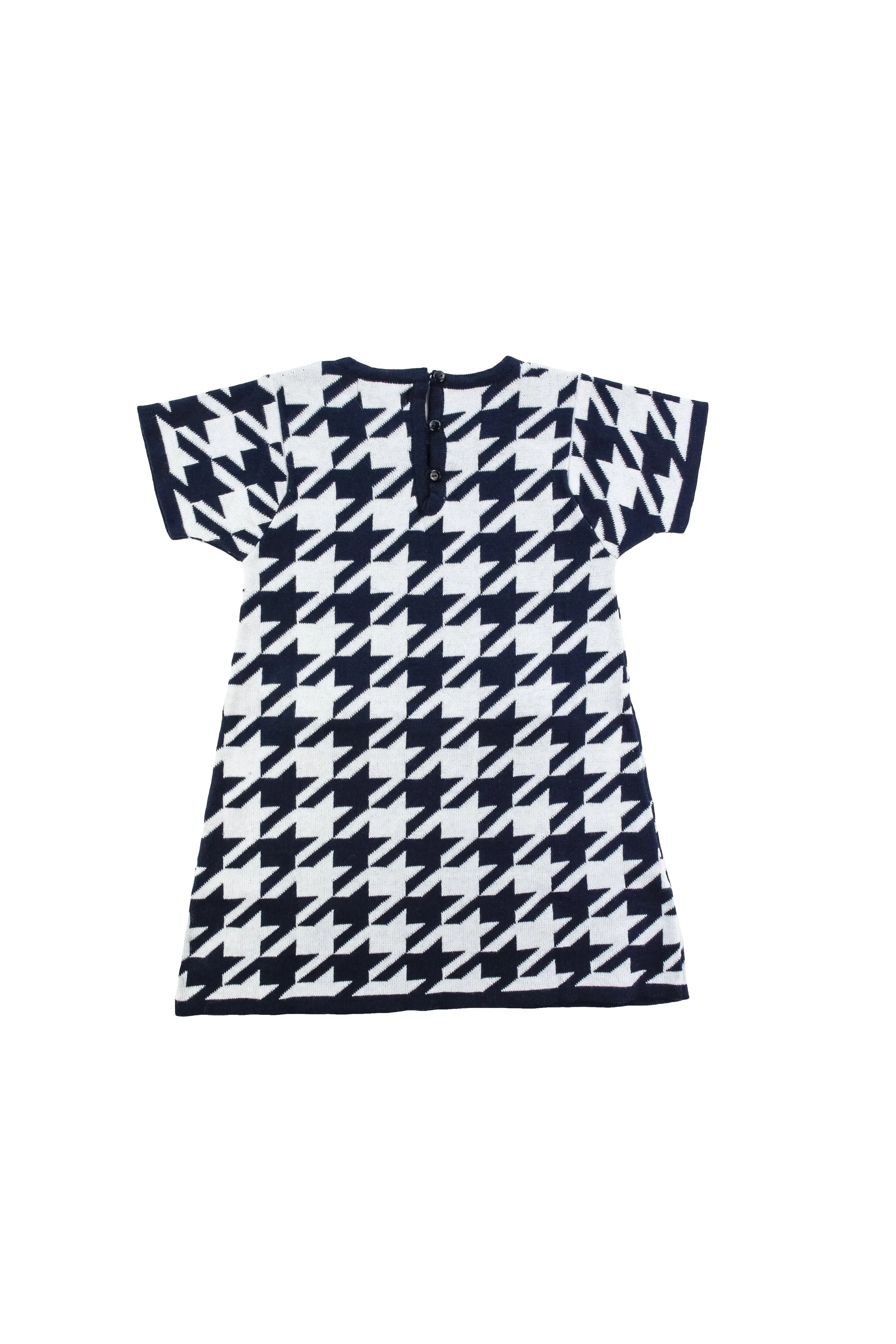 Party Ready Houndstooth Sweater Dress