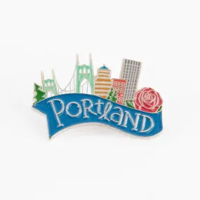 Portland Skyline Pin