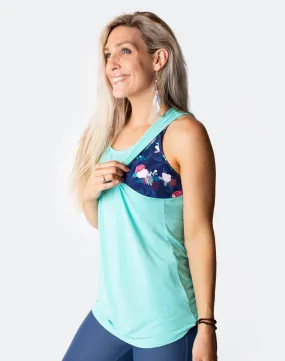 Relove ** Breastfeeding Top - Casual Tank Mint