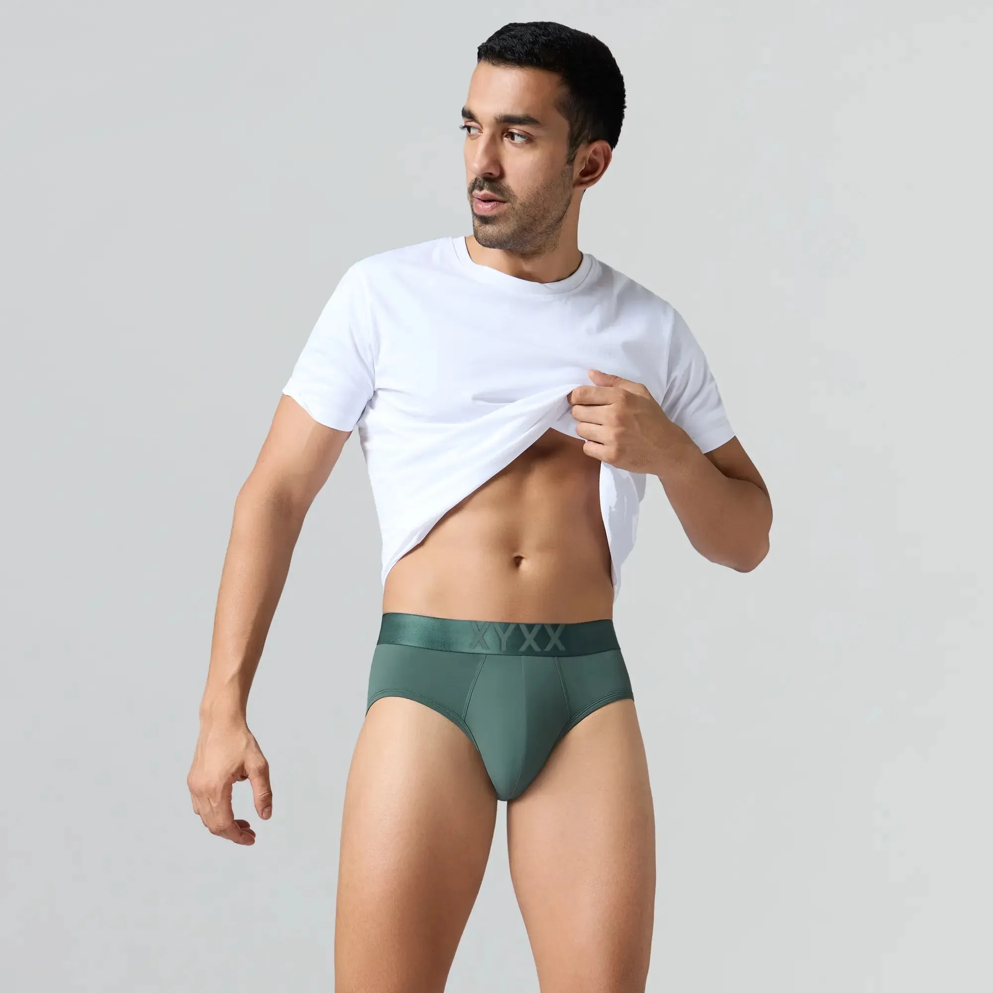 Rev Tactel Briefs Olive Green