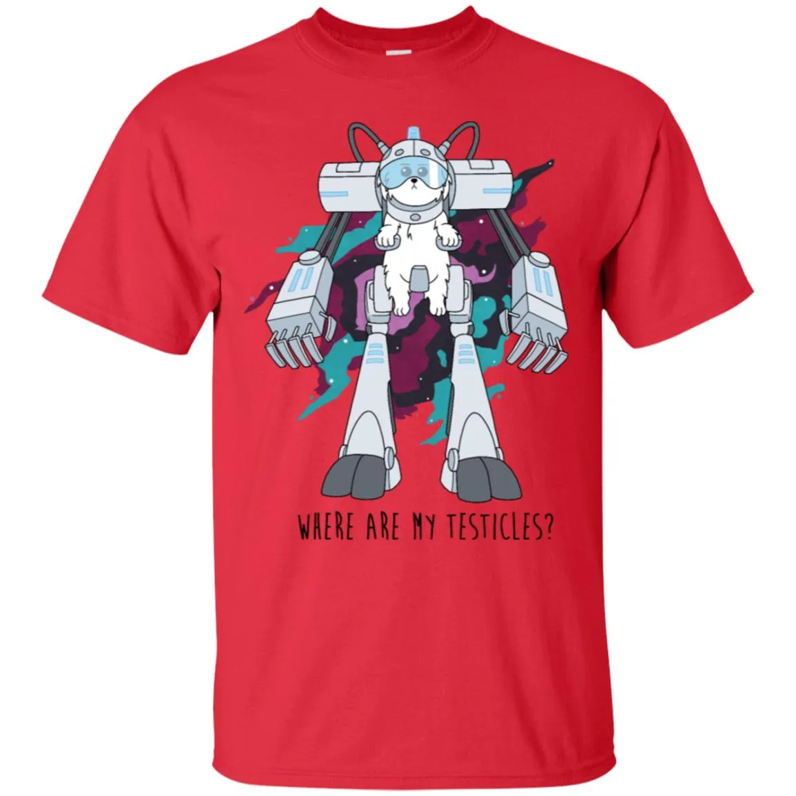 Rick And Morty Snuffles Funny Men T-Shirt