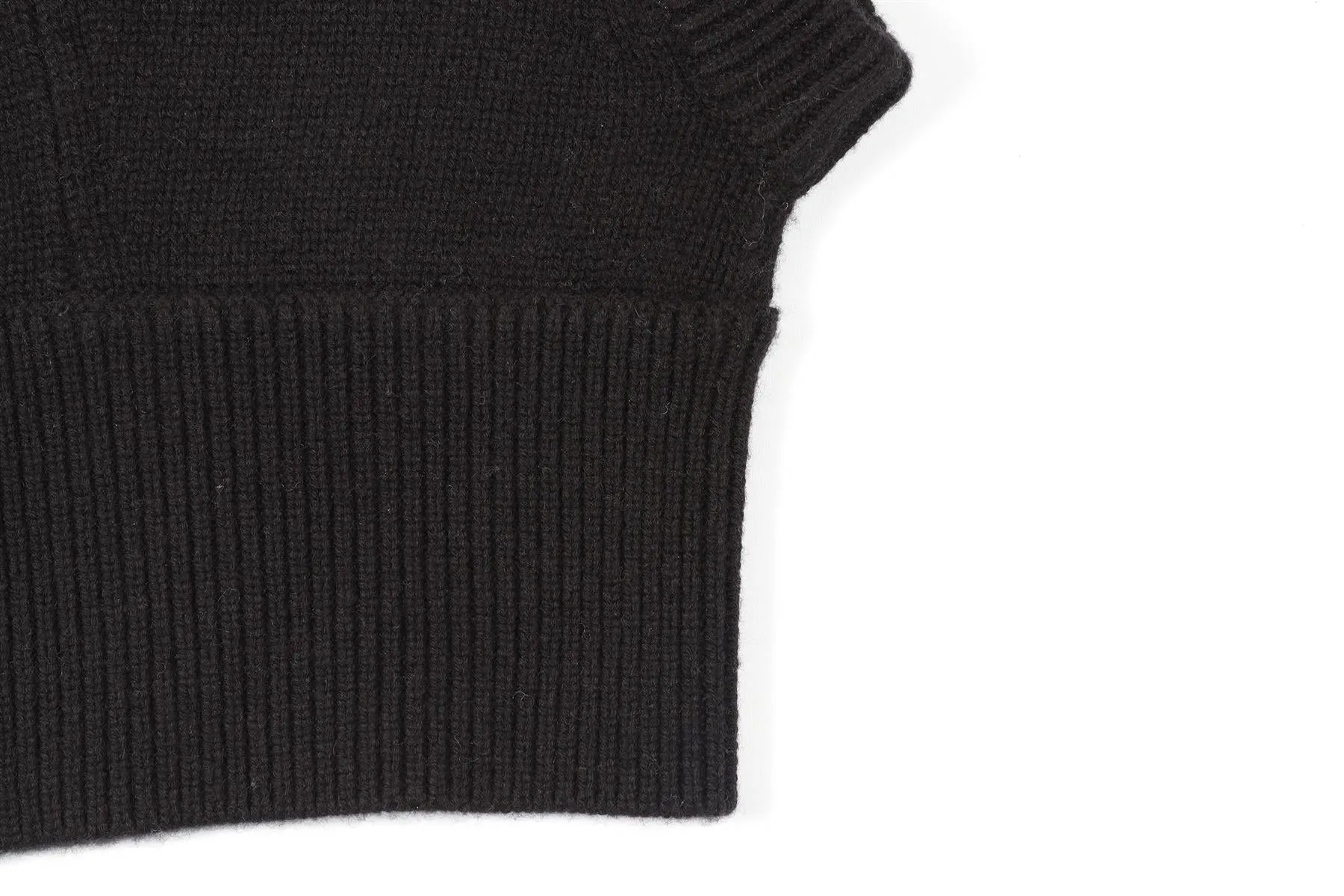 RISE & FALL BLACK WOOL BALACLAVA ONE SIZE