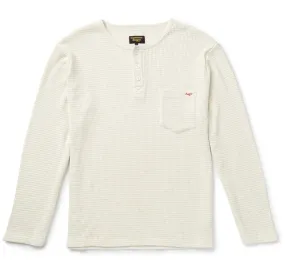 Sawpit Henley L/S Thermal - Vintage White