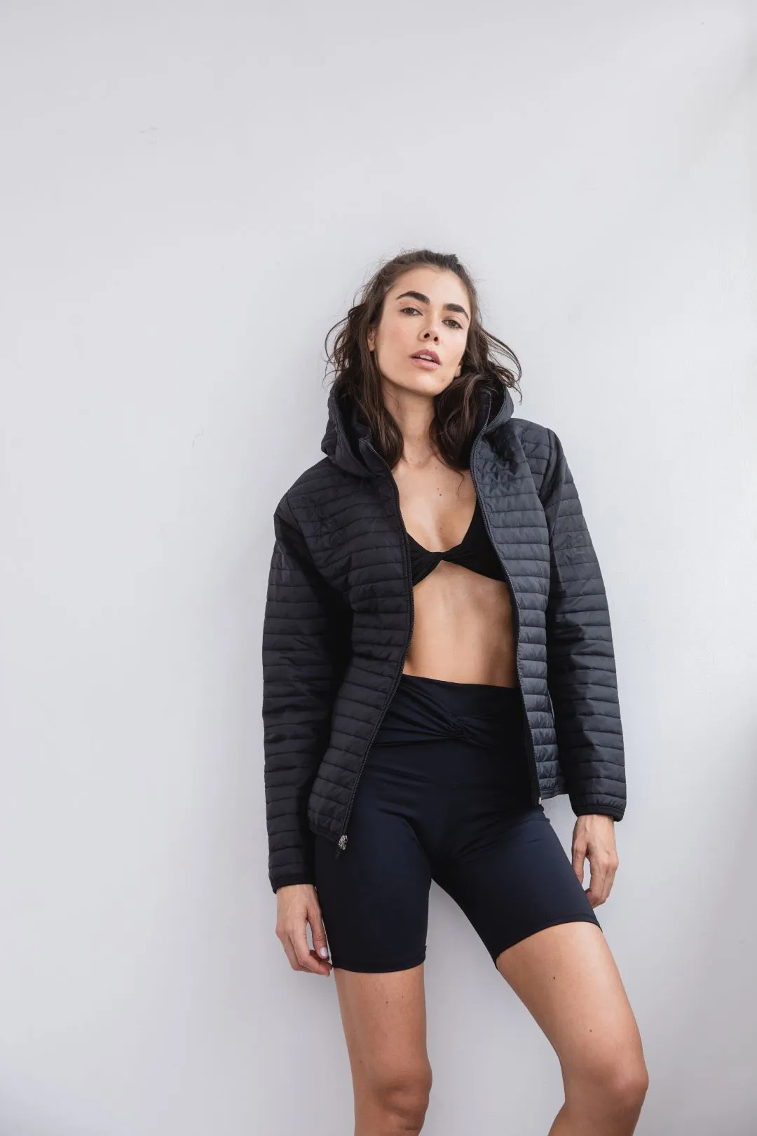 SKINNY BLK PUFFER