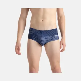 Speedo Endurance10 Hyperboom Men's Print Brief -Peacoat/Cerulean Blue/White