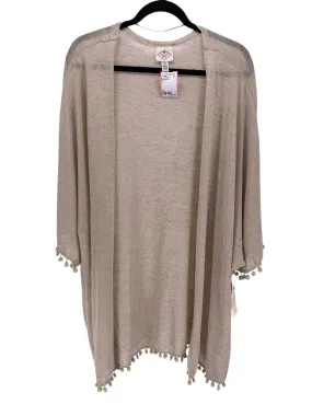 St Johns Bay Women Size 2X Beige CD Cardigan