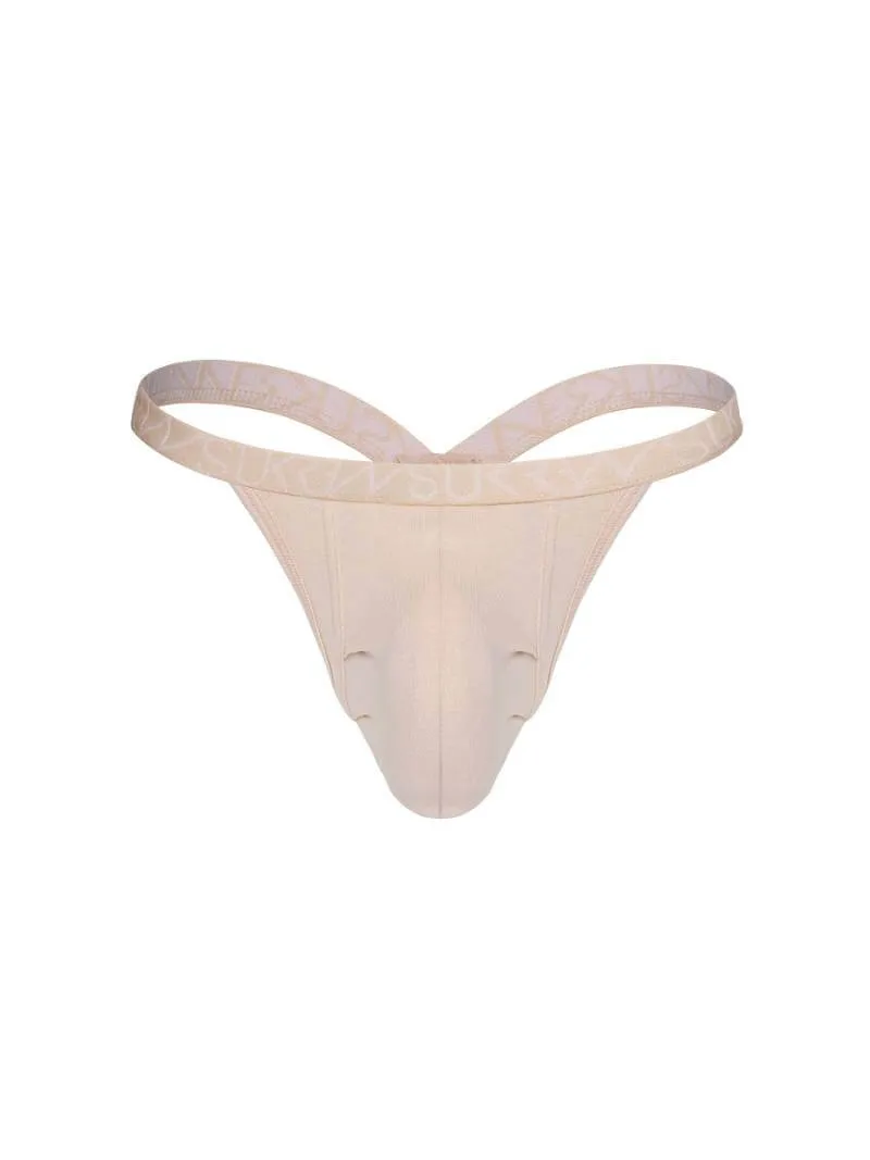 SUKREW Blossom Bubble Thong with Large Pouch