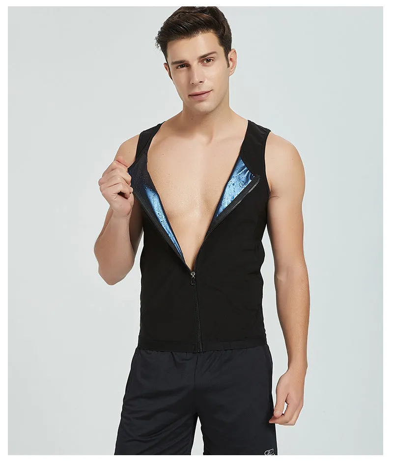 Sweat Shaper Men And Women Premium Slimming Shapewear Workout Sauna Tank Top Vest