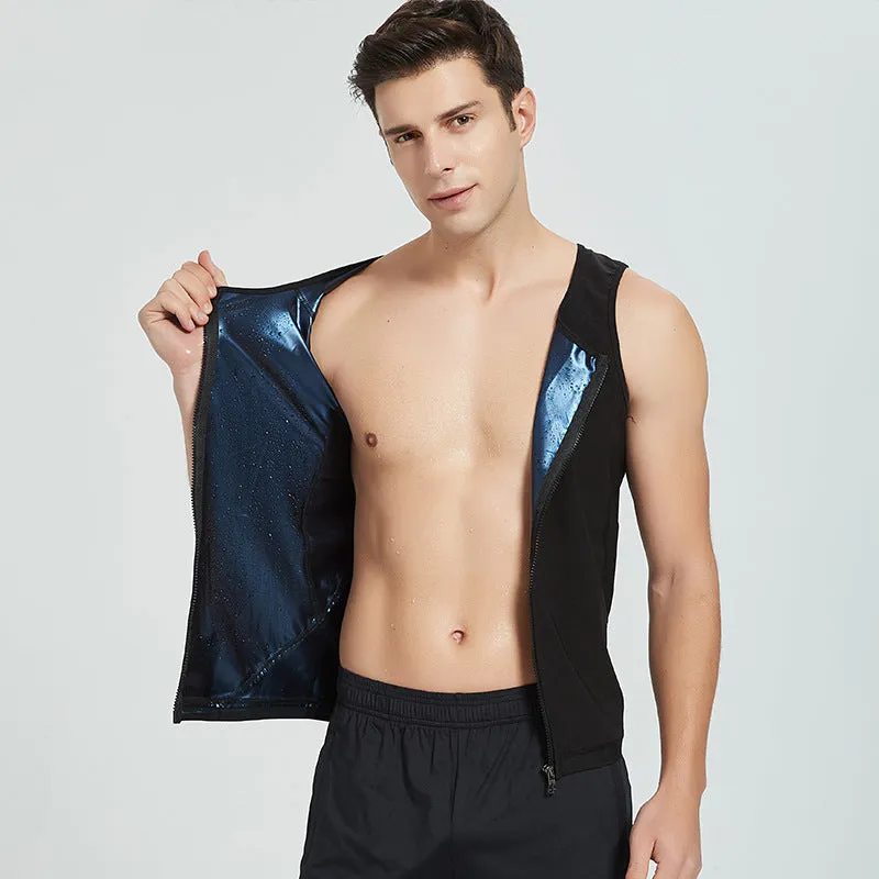 Sweat Shaper Men And Women Premium Slimming Shapewear Workout Sauna Tank Top Vest