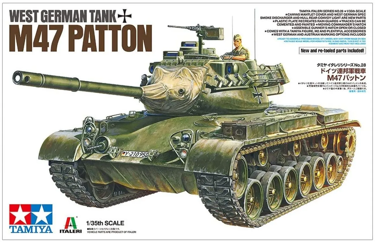 Tamiya 1/35 West German Tank M47 Patton
