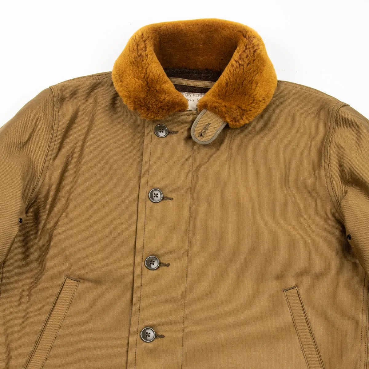 The Real McCoy's N-1 Deck Jacket - Khaki SPL