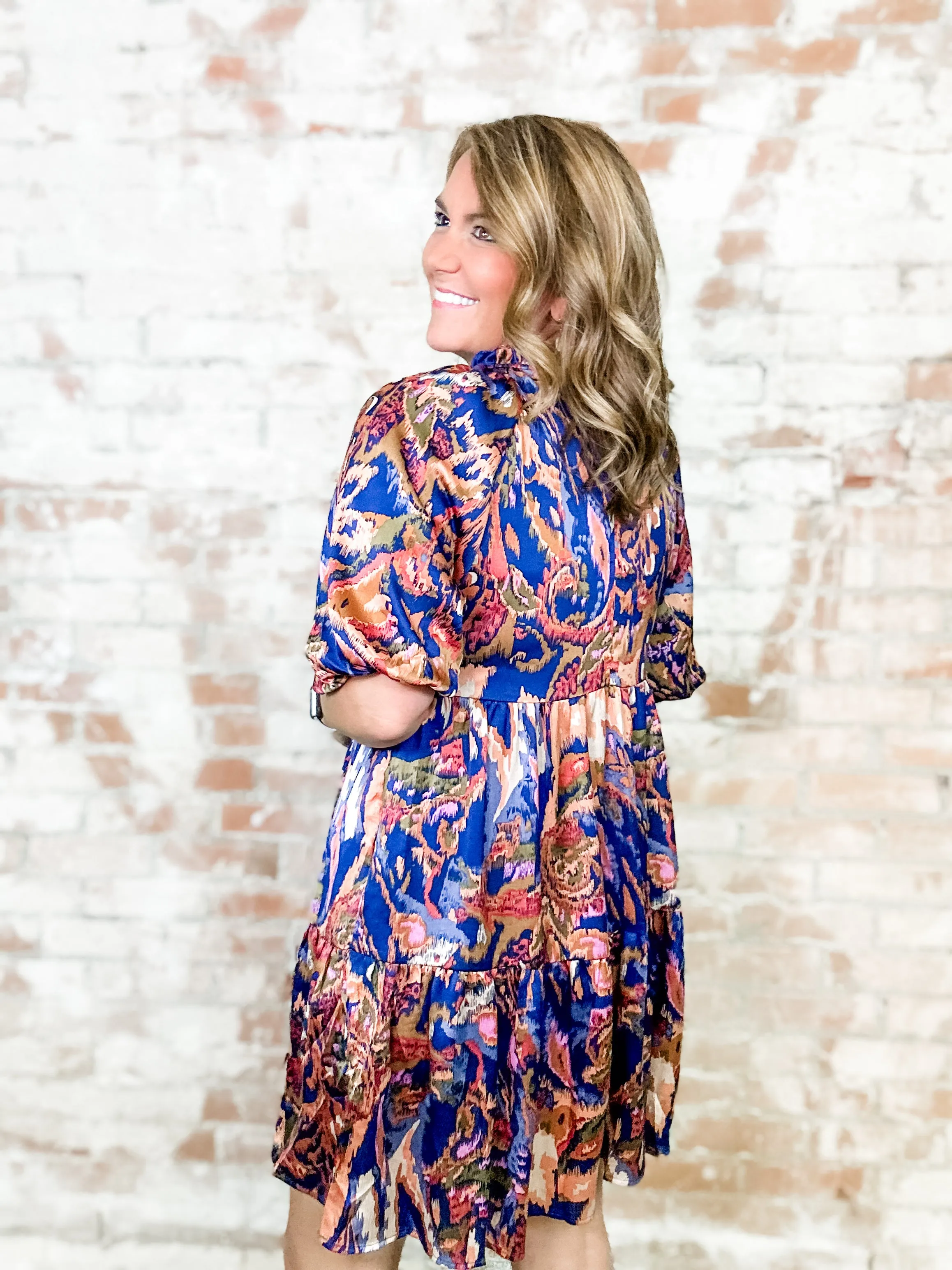 THML Breanna Print Dress - FINAL SALE