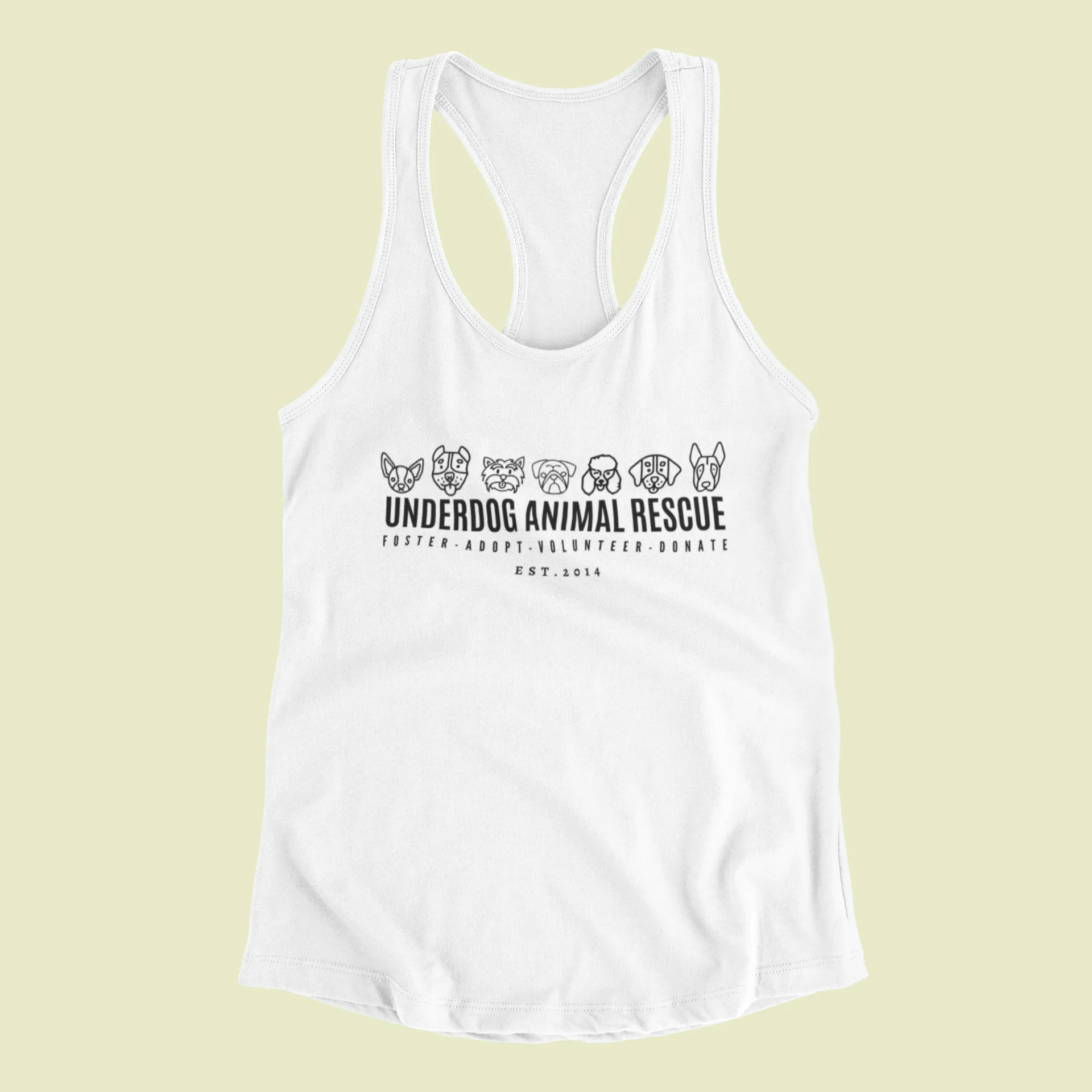 Underdog Adopt Flowy Racerback Tank