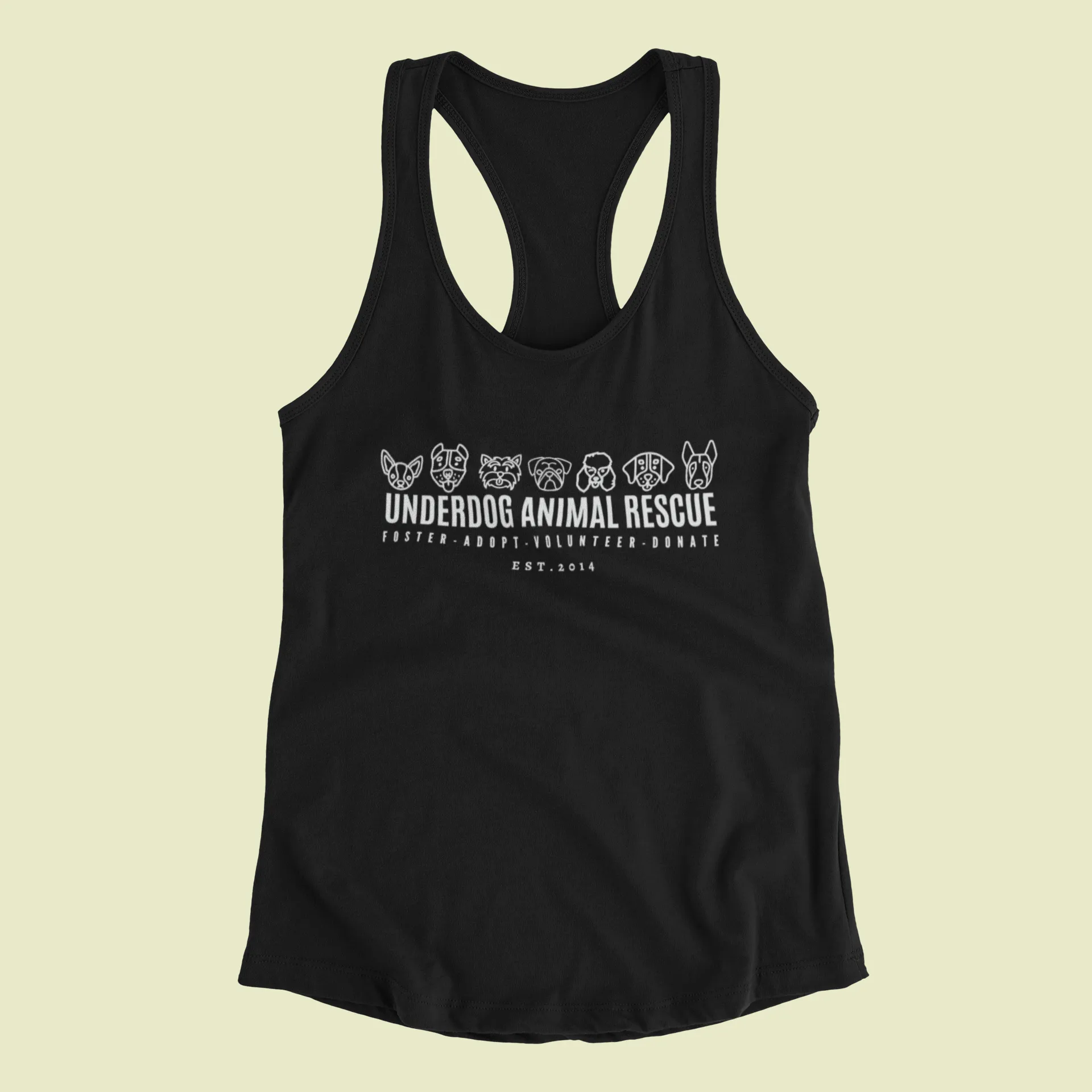 Underdog Adopt Flowy Racerback Tank
