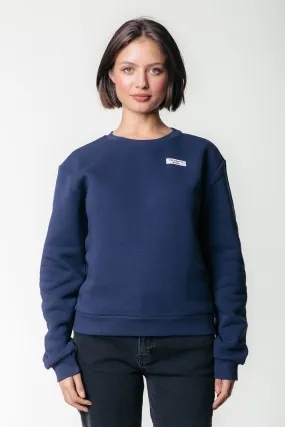 Uni Label Sweat | Peacoat Blue