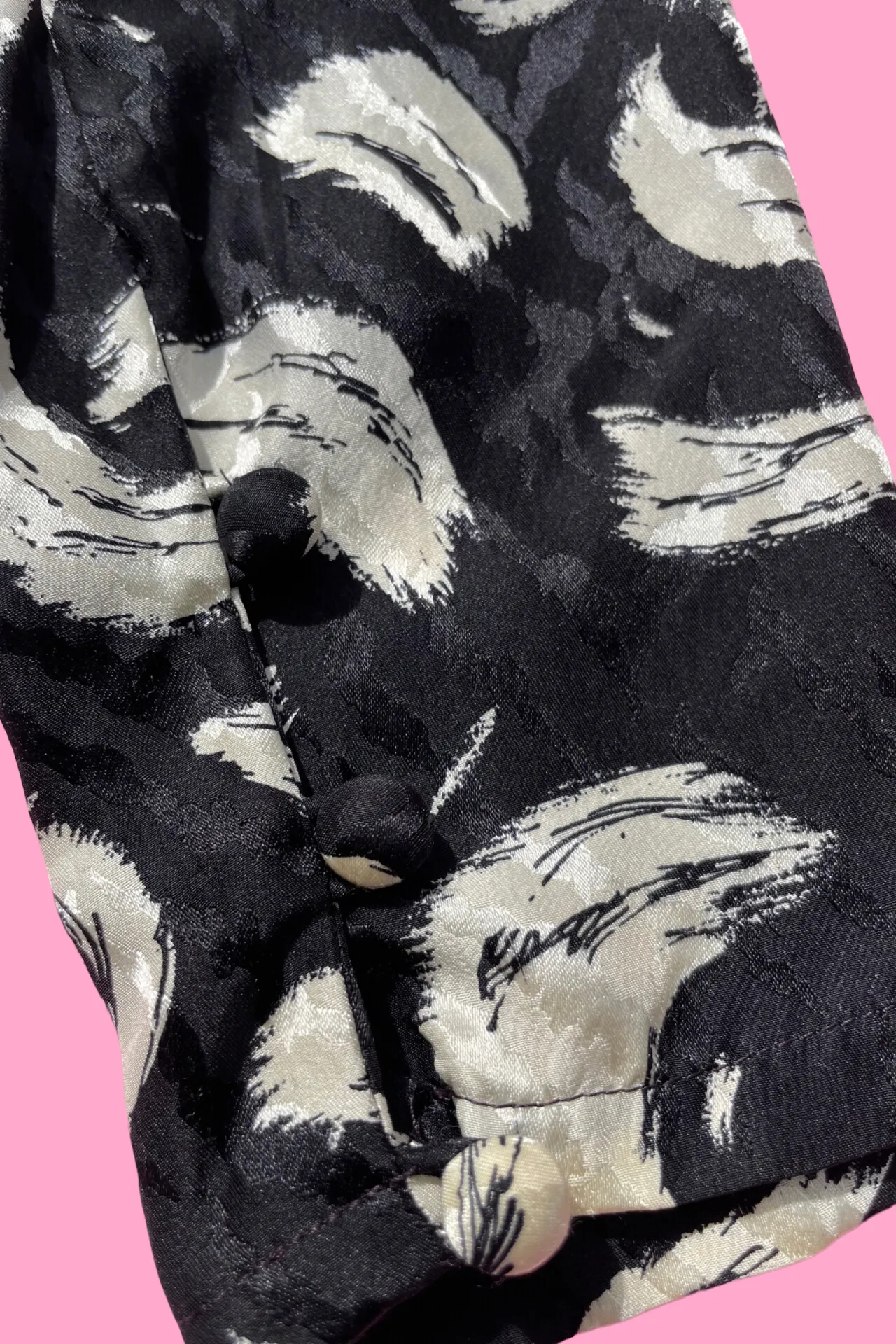 Vintage Feather Print Dress