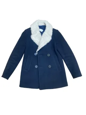 Women Navy Wool Peacoat