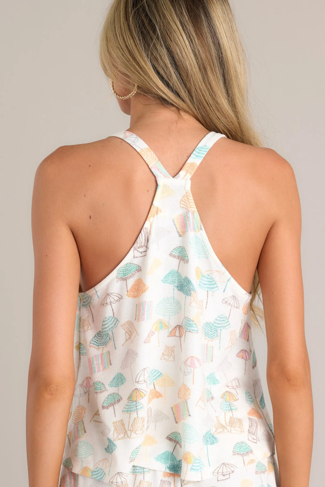 Z-Supply Riviera Umbrella White Shell Tank